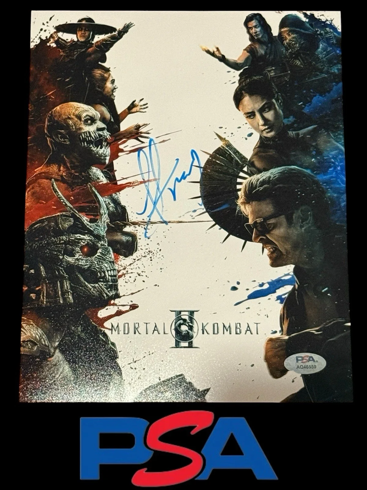 Ludi Lin — Ludi Lin Signed Mortal Kombat 2 8X10 Liu Kang Photo PSA *