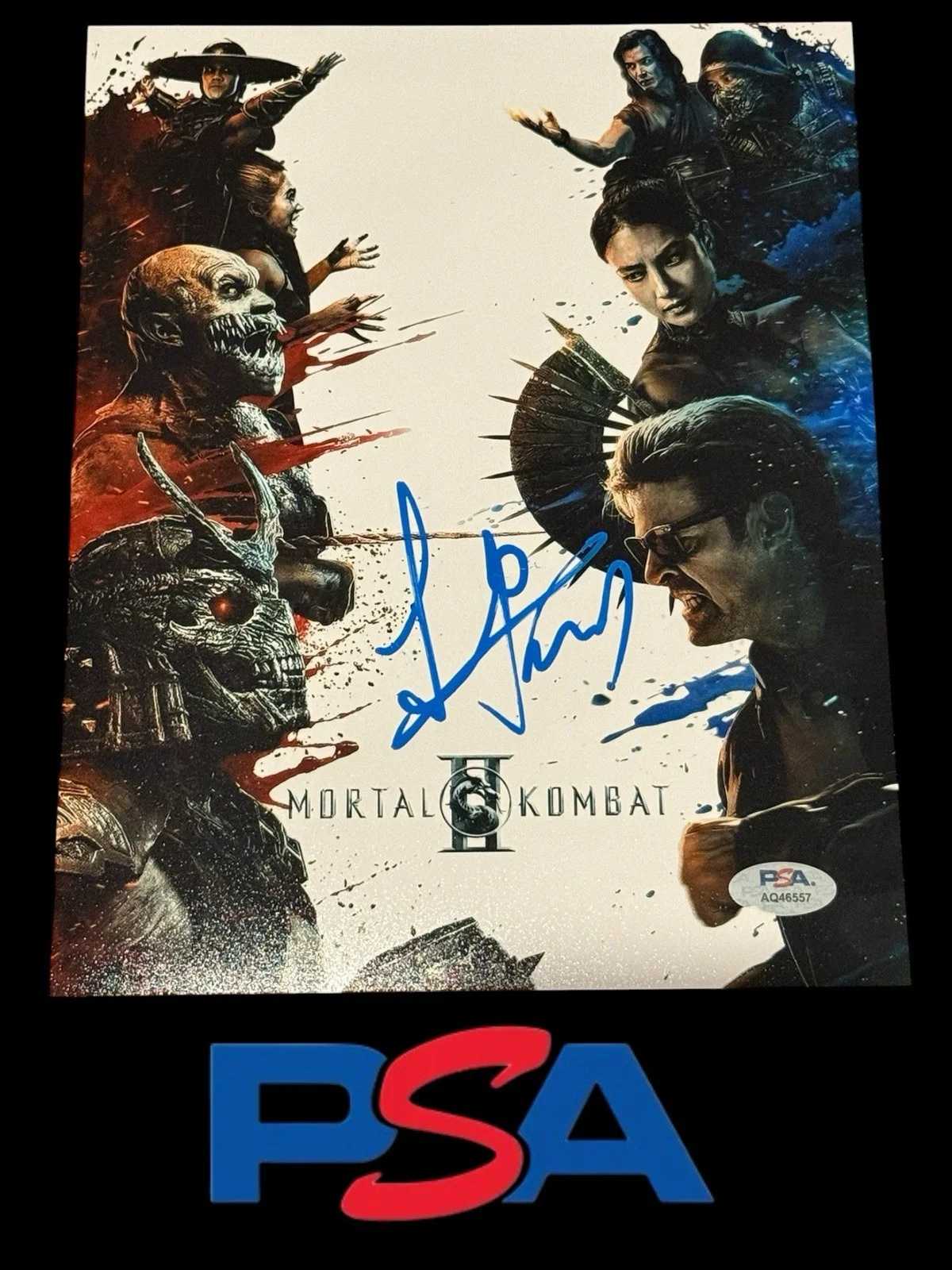 Ludi Lin — Ludi Lin Signed Mortal Kombat 2 8X10 Liu Kang Photo PSA
