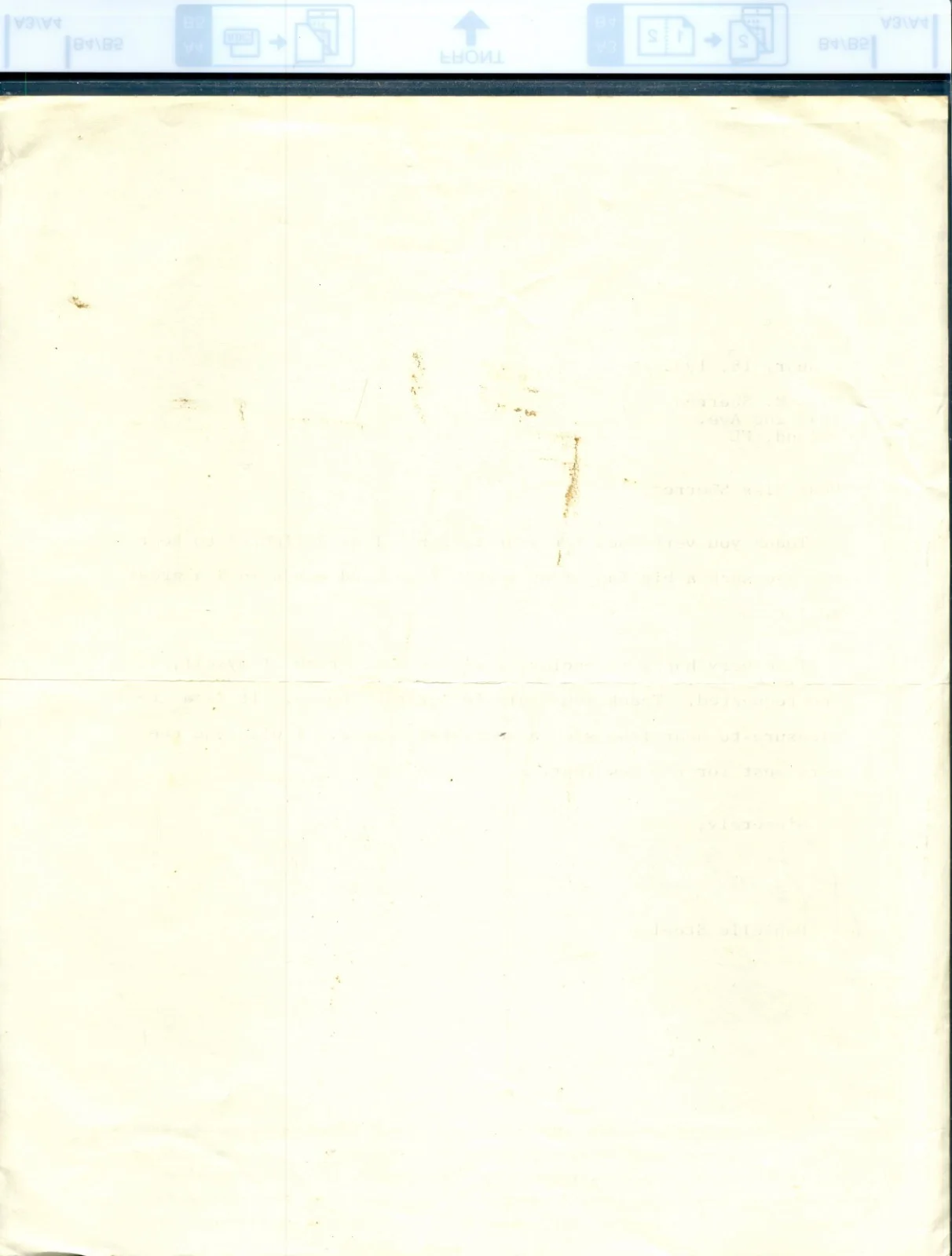 Daniel Steel Autographed Letter 1996, image 2