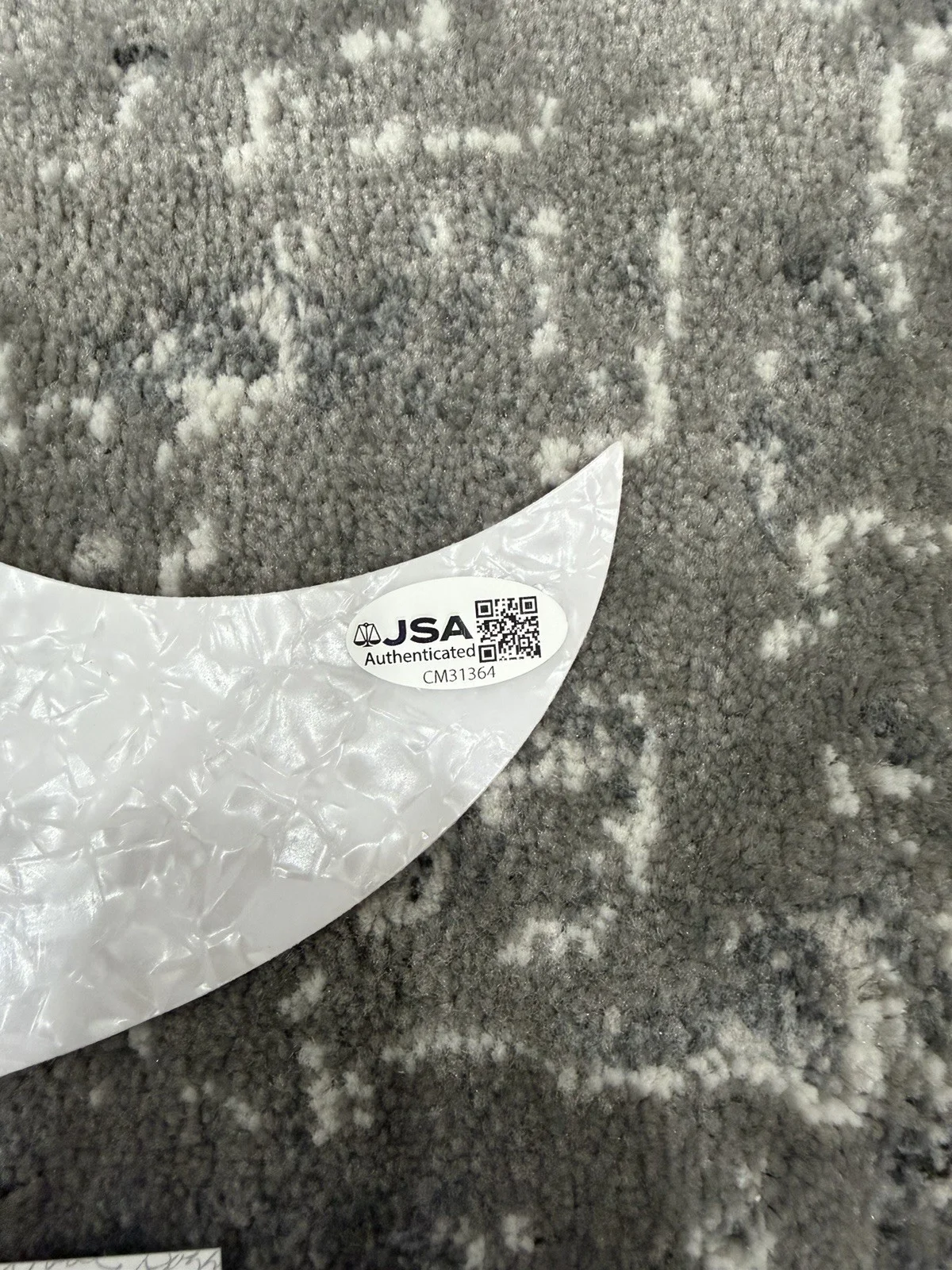 Mitchell Tenpenny Signed Autographed Pick Guard Country Music JSA Coa, изображение 2