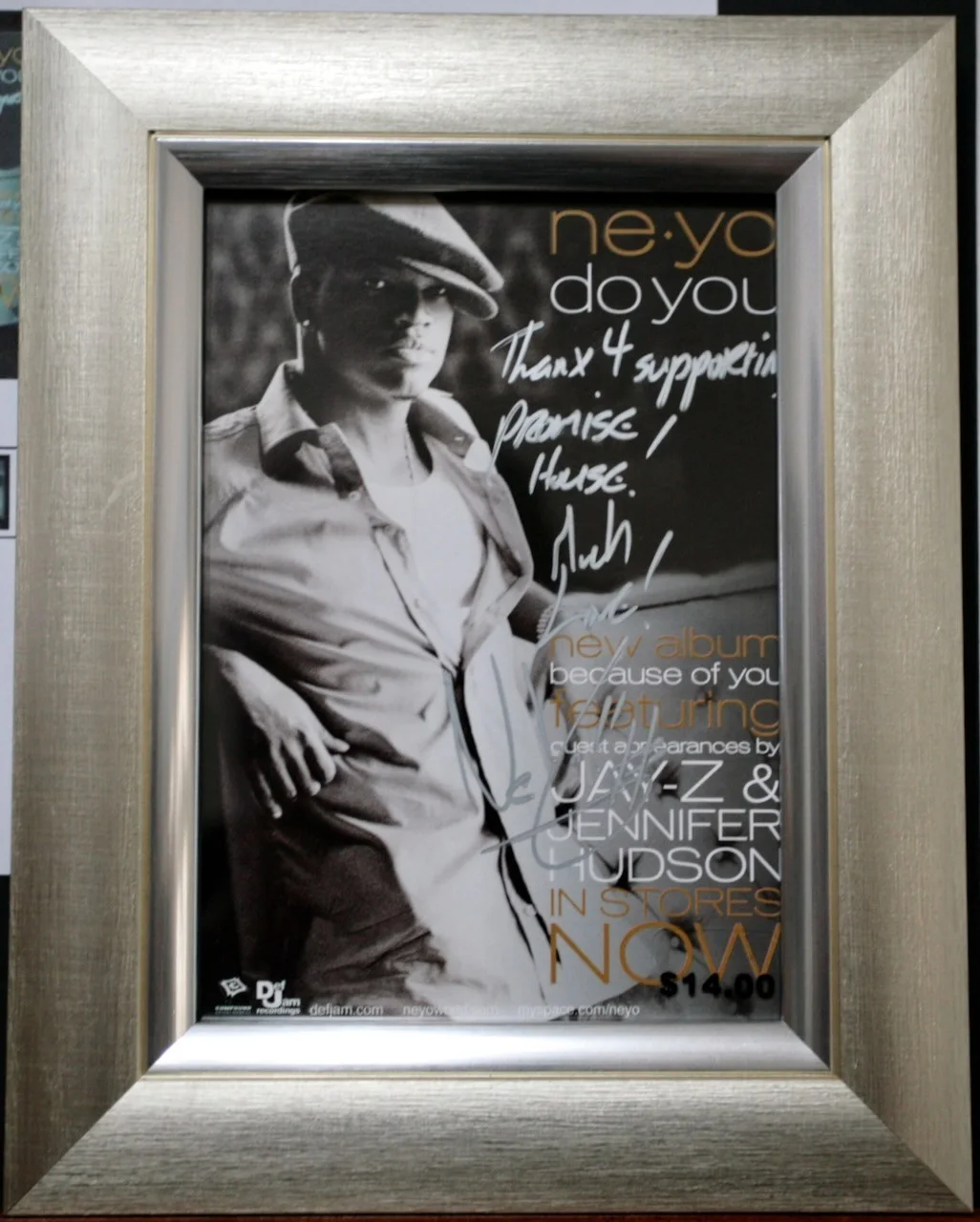Hayden Panettiere, Ne-Yo — Hayden Panettiere and Ne-Yo Signed and Framed 5” x 7” Celebrity Photos, image 3