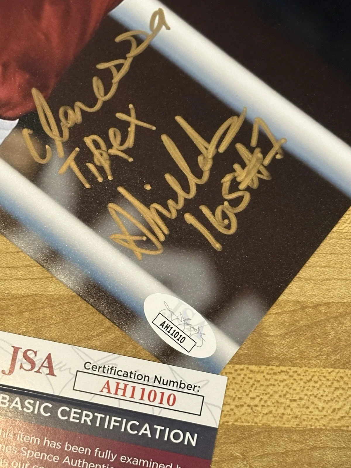 Claressa Shields — Claressa Shields AUTOGRAPH Signed Boxing World Champion 8x10 Photo JSA AUTO Goat, image 2
