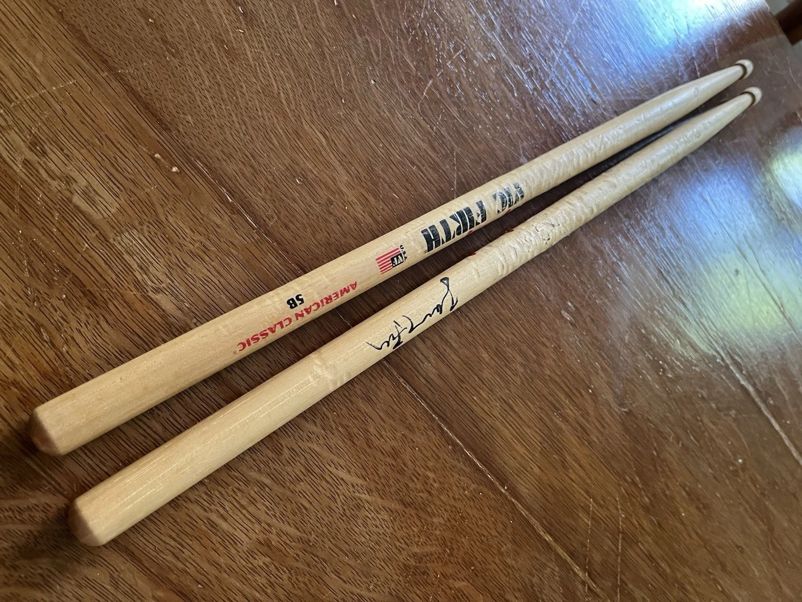 Autographed Drum Sticks Johnny Fay Tragically Hip, image 4