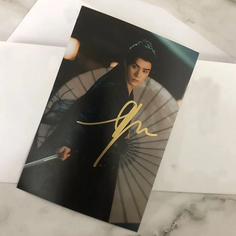 Chinese Blood River Gong Jun Peng Xiaoran Signed Autographed Photo Collection, изображение 3