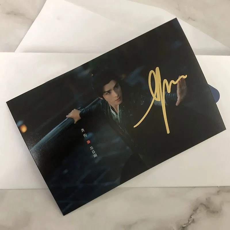 Chinese Blood River Gong Jun Peng Xiaoran Signed Autographed Photo Collection, изображение 4