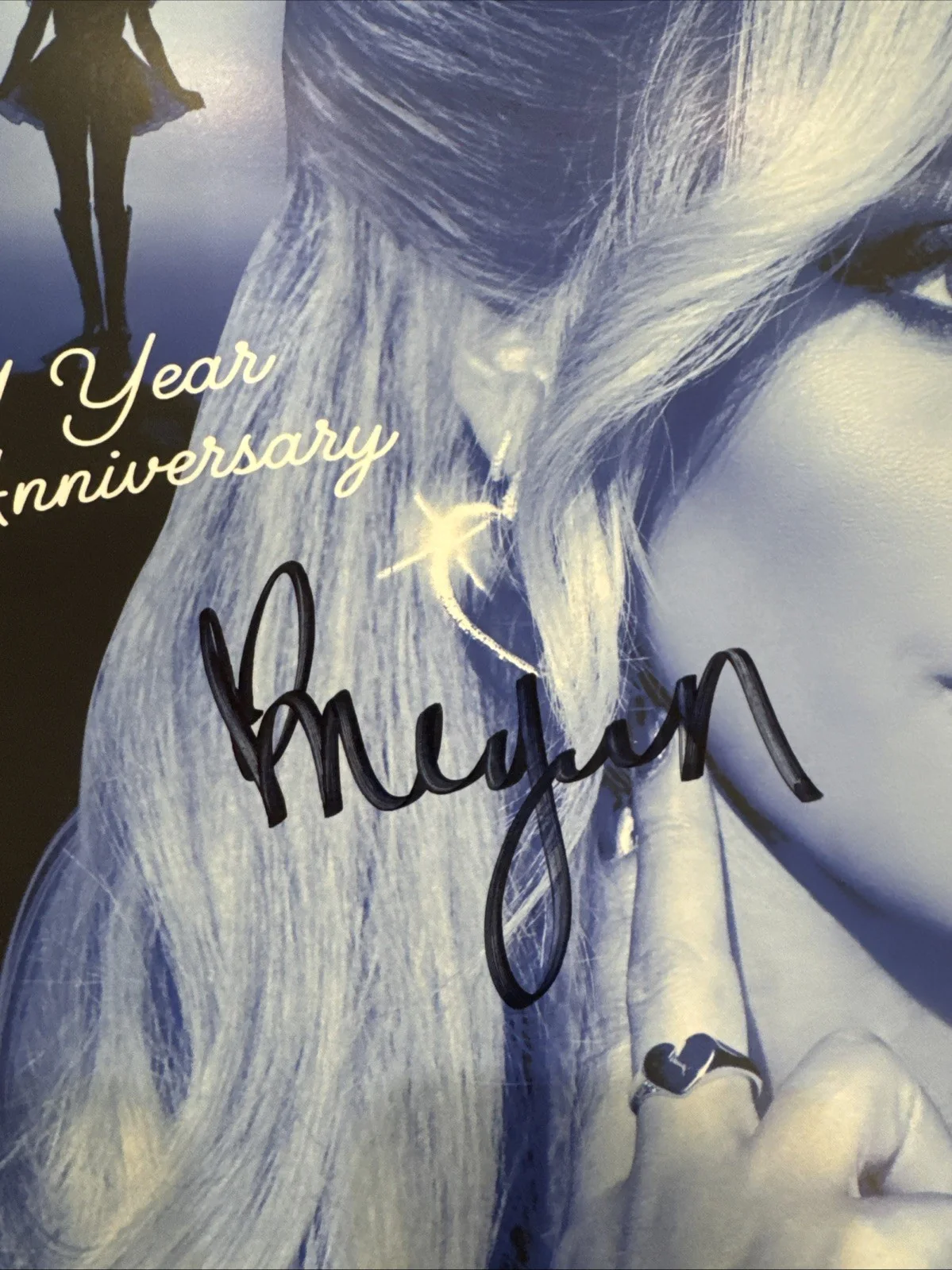SIGNED Megan Moroney I Am Okay One Year AUTOGRAPH Music Poster Not A Vinyl, изображение 2