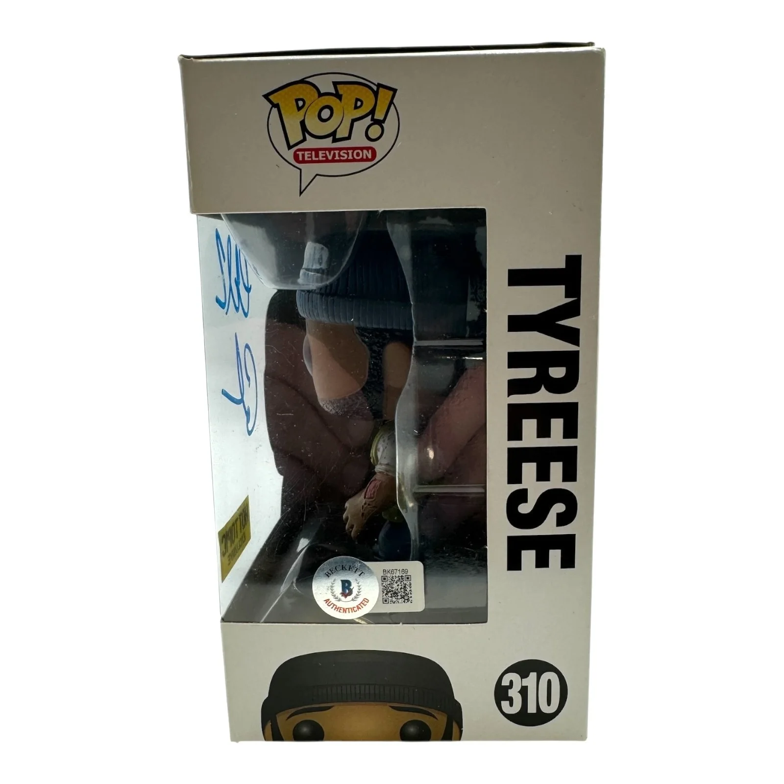 Chad Coleman — Chad Coleman Signed Autograph The Walking Dead Funko Pop 310 Beckett BAS Tyreese, image 2