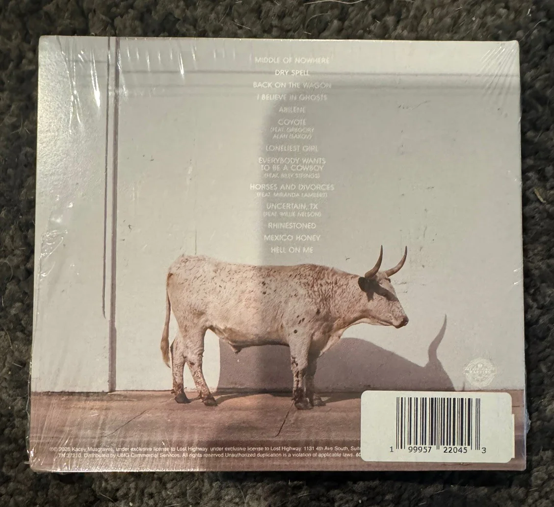 signed middle of nowhere insert + cd - autographed by kacey musgraves, image 2
