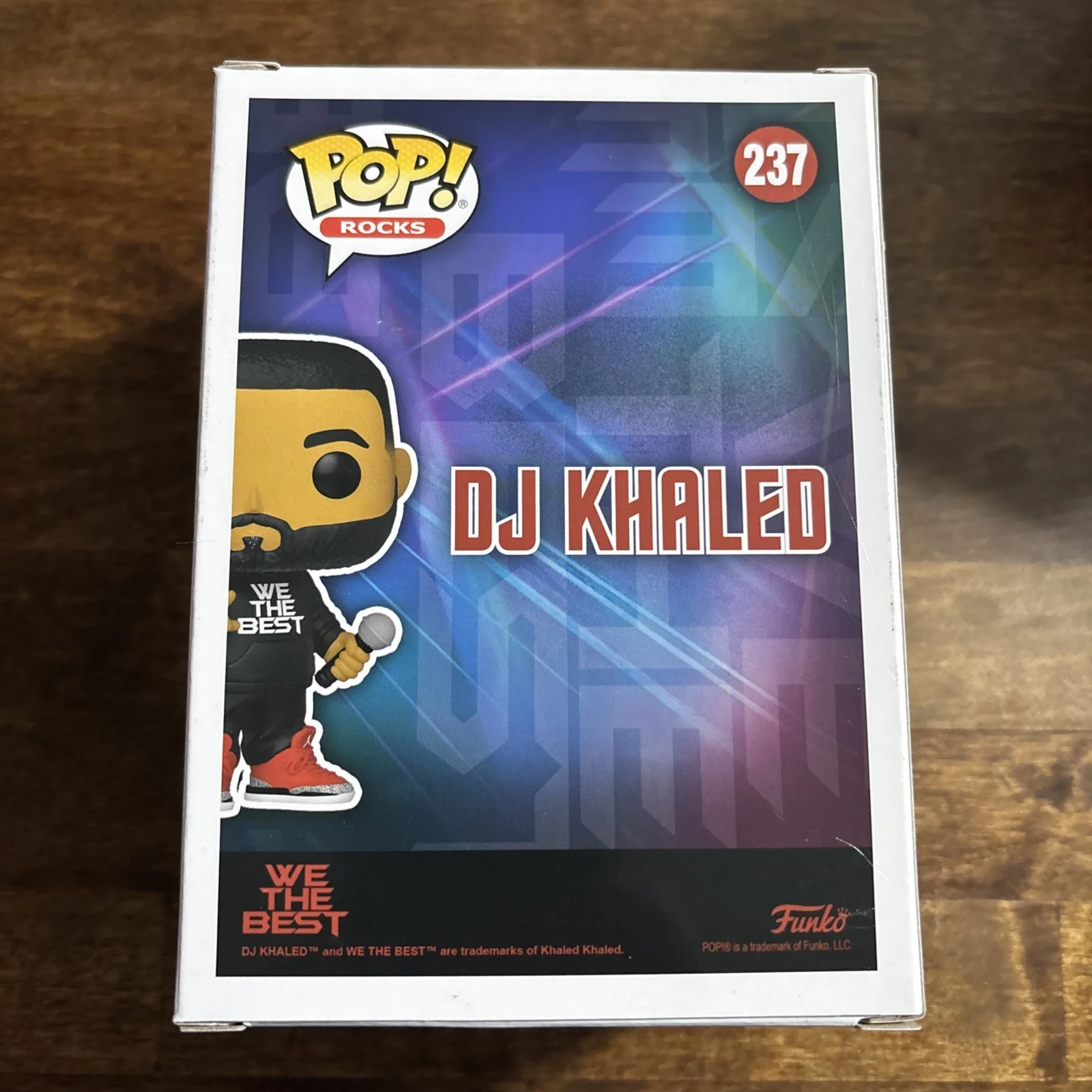 DJ Khaled Signed Funko Pop Rocks Autograph Beckett COA #237, image 3