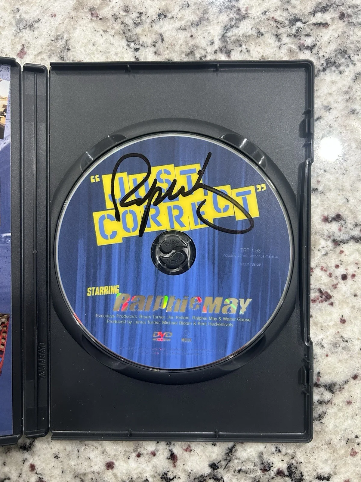 Ralphie May — Ralphie May Signed Original 'Just Correct' DVD Cover, image 3