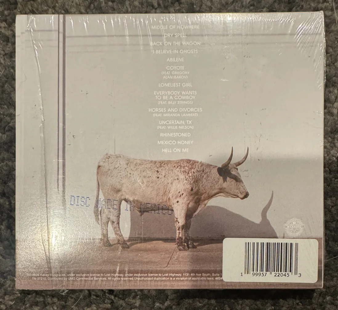 signed middle of nowhere insert + cd - autographed kacey musgraves, image 2