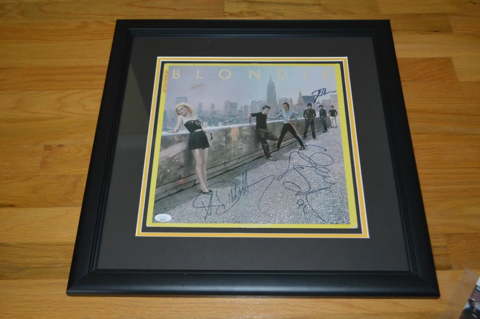 BLONDIE Debbie Harry +2 Signed "Autoamerican" Custom Framed LP Cover ~ JSA COA, image 2