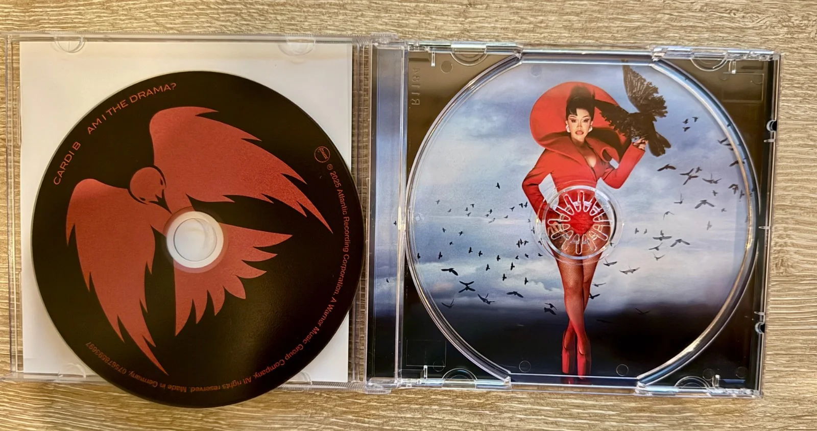 CARDI B Am I The Drama? Signed Alternate Cover Autographed CD, image 3