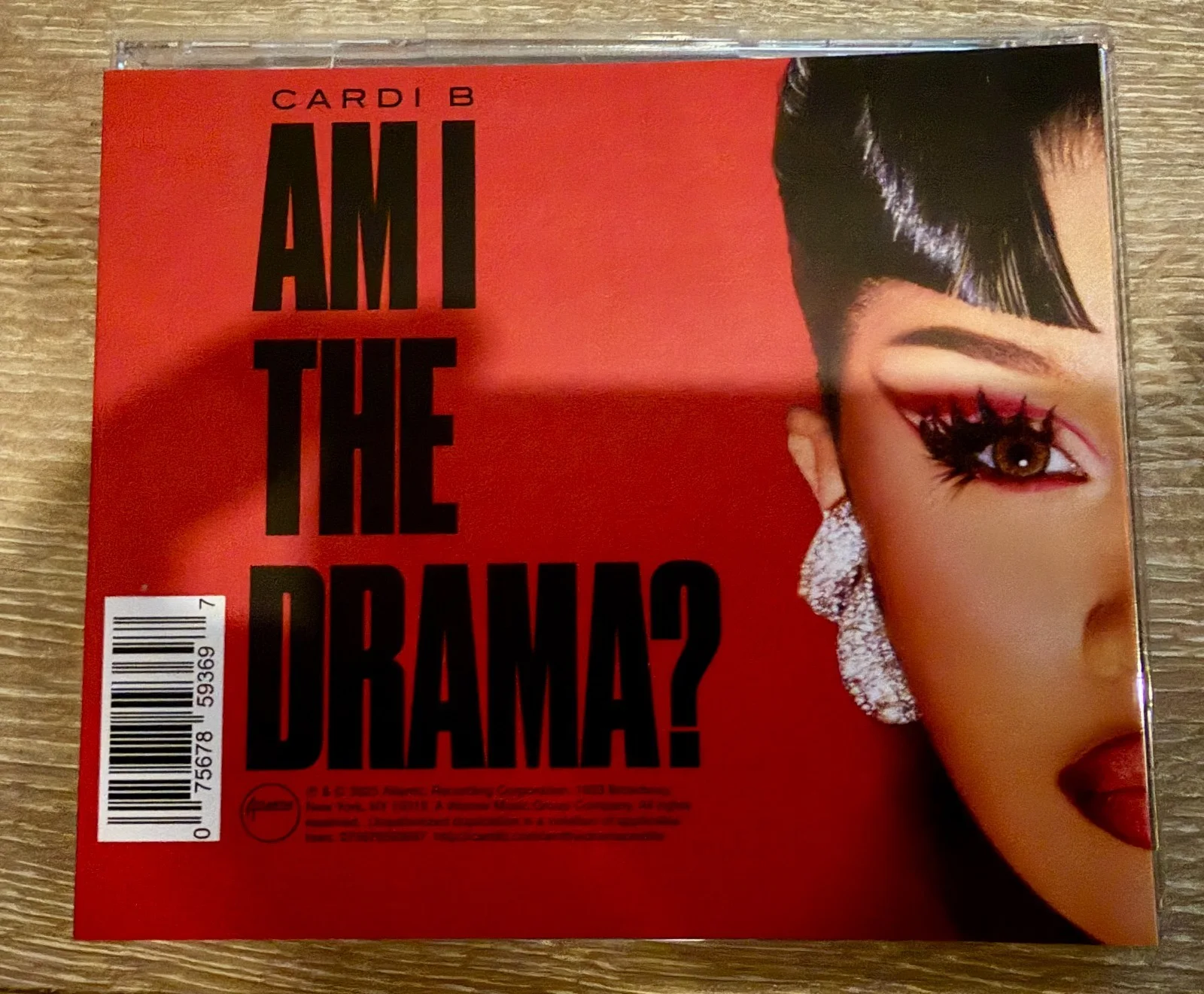 CARDI B Am I The Drama? Signed Alternate Cover Autographed CD, image 4