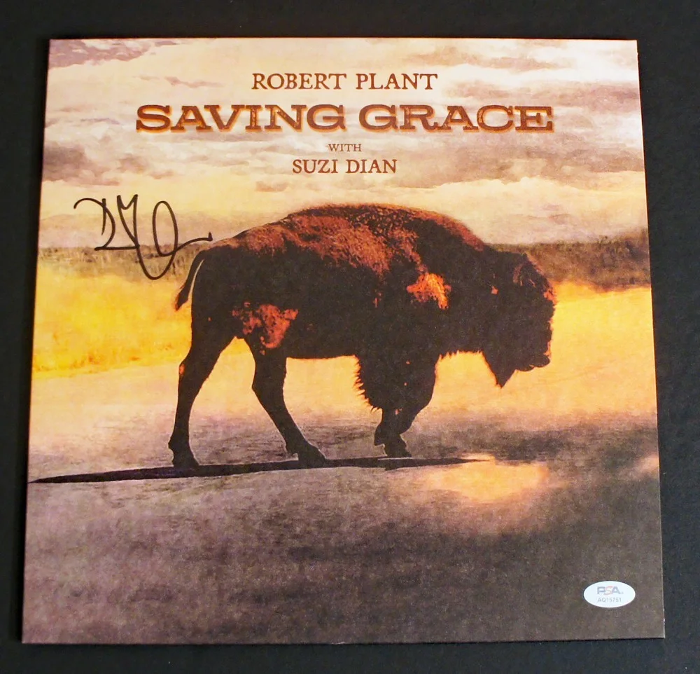 ROBERT PLANT SIGNED & PSA/DNA Authenticated Saving Grace Vinyl (Led Zeppelin)!, image 2