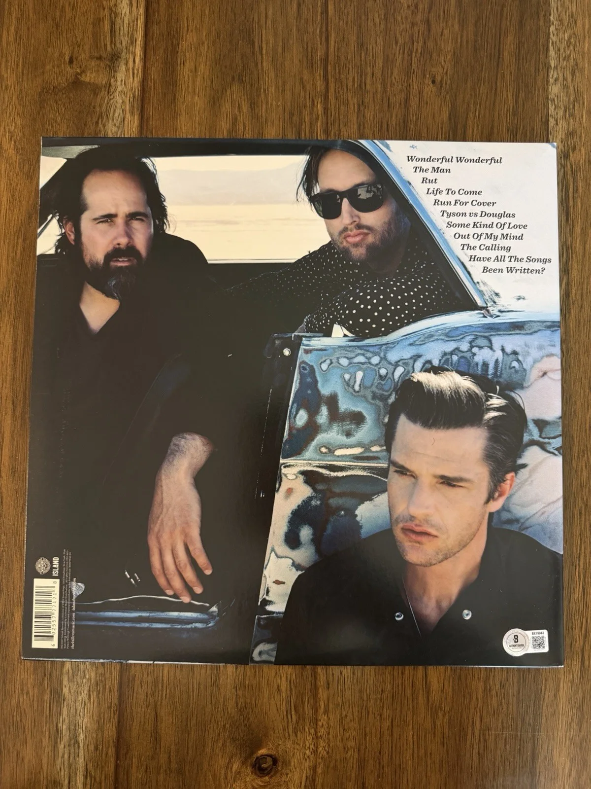 Brandon Flowers ‘The Killers’ Signed Vinyl Album ‘Wonderful Wonderful’ Beckett, изображение 2
