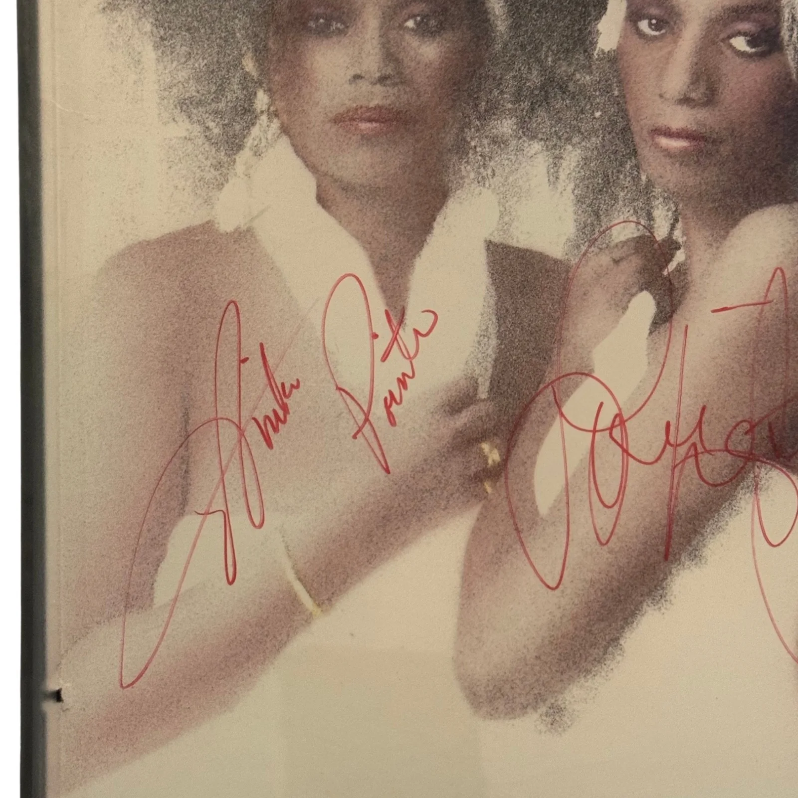 Pointer Sisters Signed Hot Together LP Cover Autographed June Anita Ruth 1986, изображение 4