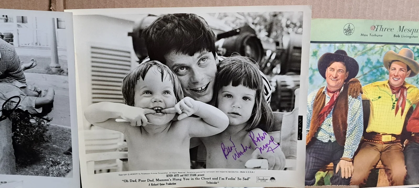 Lot of Vintage Movie Photos Some Signed Star Trek Robert Diniro etc, изображение 4