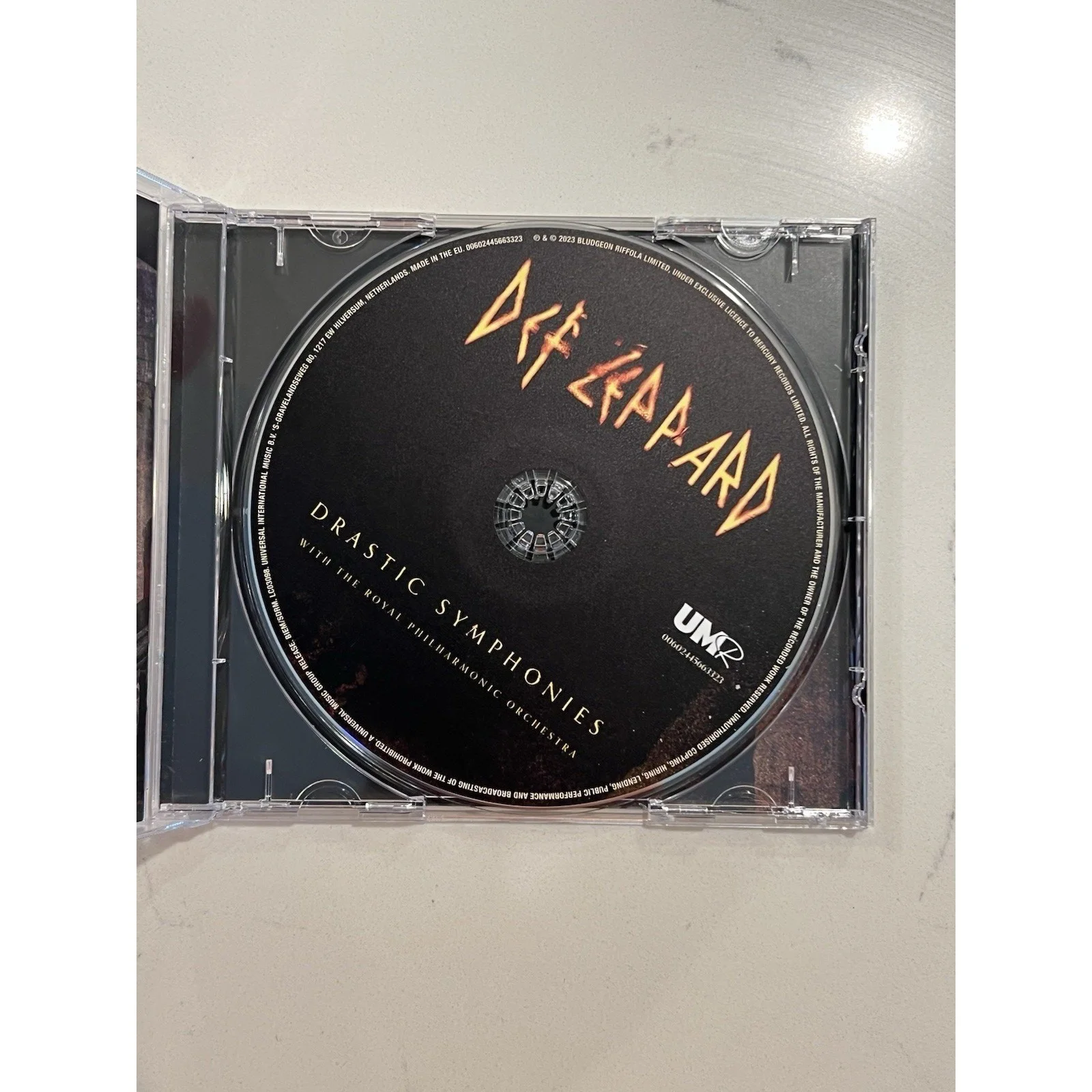Def Leppard SIGNED Drastic Symphonies CD Autographed ACOA Authenticated #3, image 3
