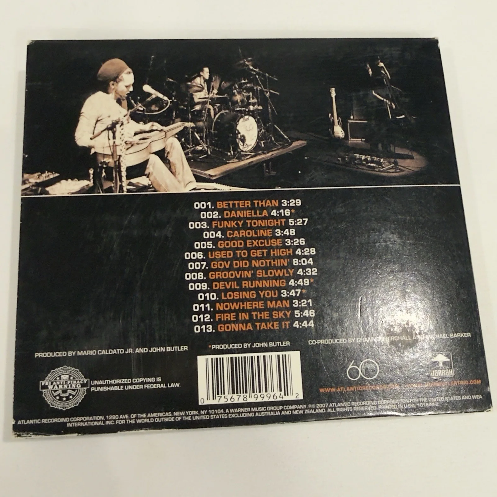 John Butler Trio Grand National CD Signed Autographed Album M. Barker S Birchall, изображение 5