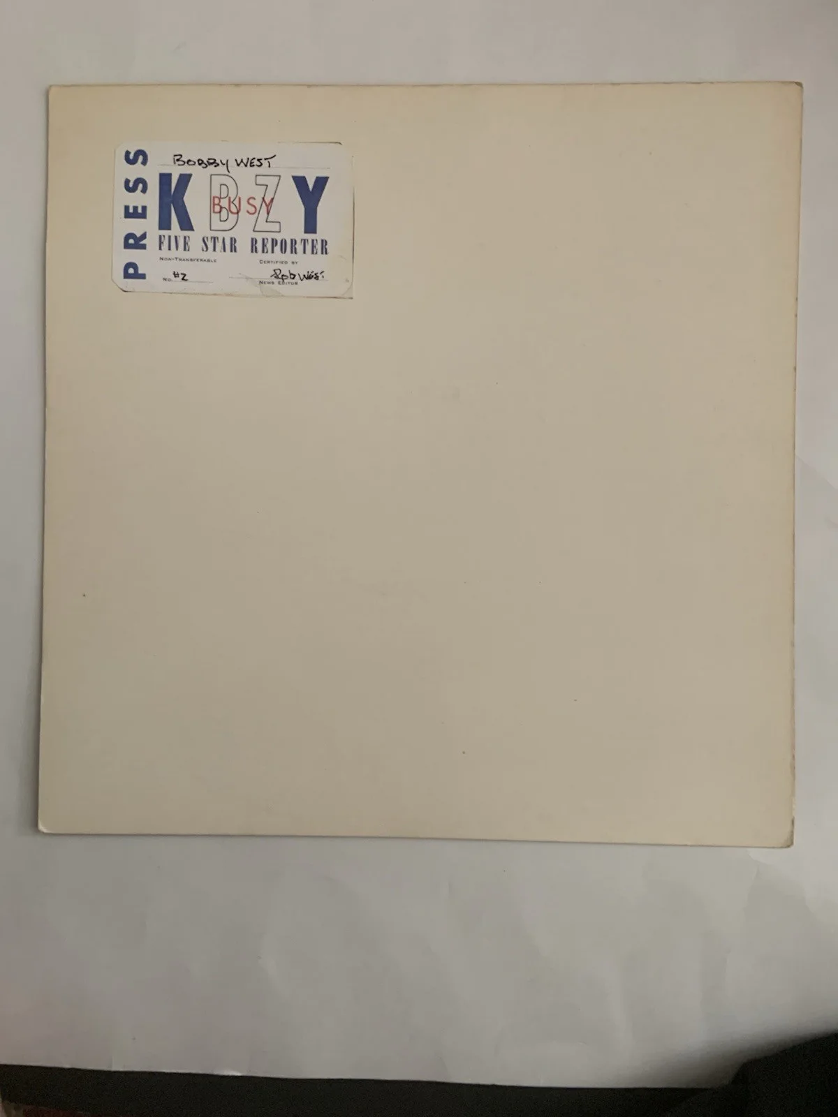 Julian Lennon Valotte signed promo flat and 23” promo piece, изображение 2