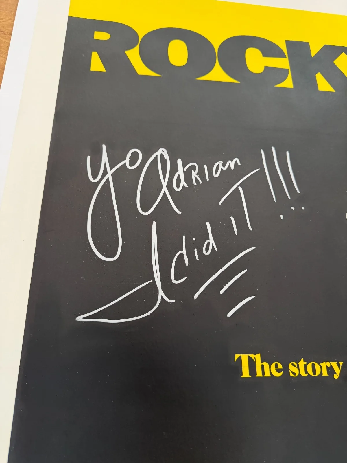 Sylvester Stallone, Cast — Sylvester Stallone YO ADRIAN & Shire Autographed ROCKY II Poster ASI Proof, изображение 3