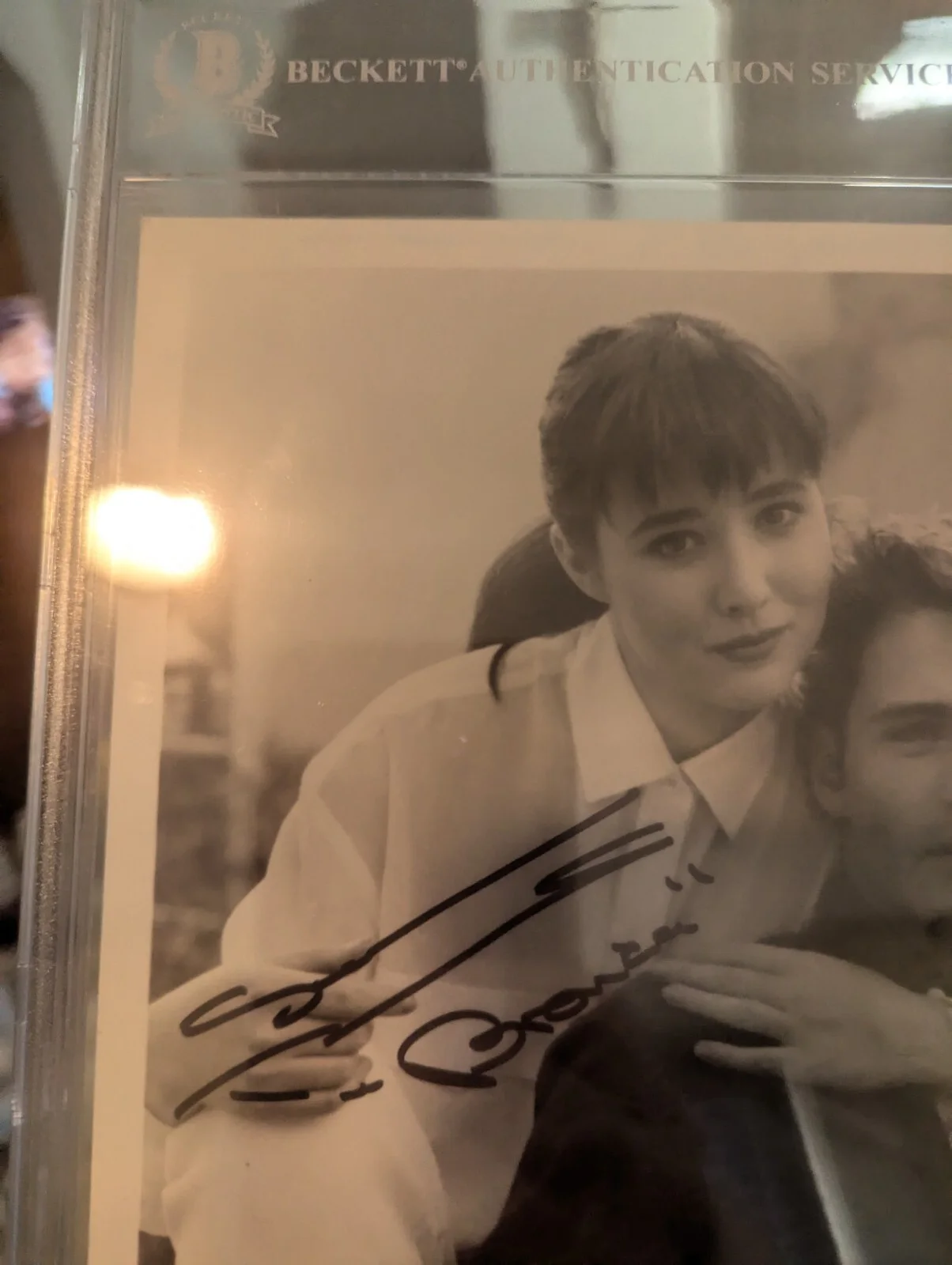 Shannen Doherty & Jason Priestley Signed 8X10 Promo Photo Beckett BH90210, изображение 4