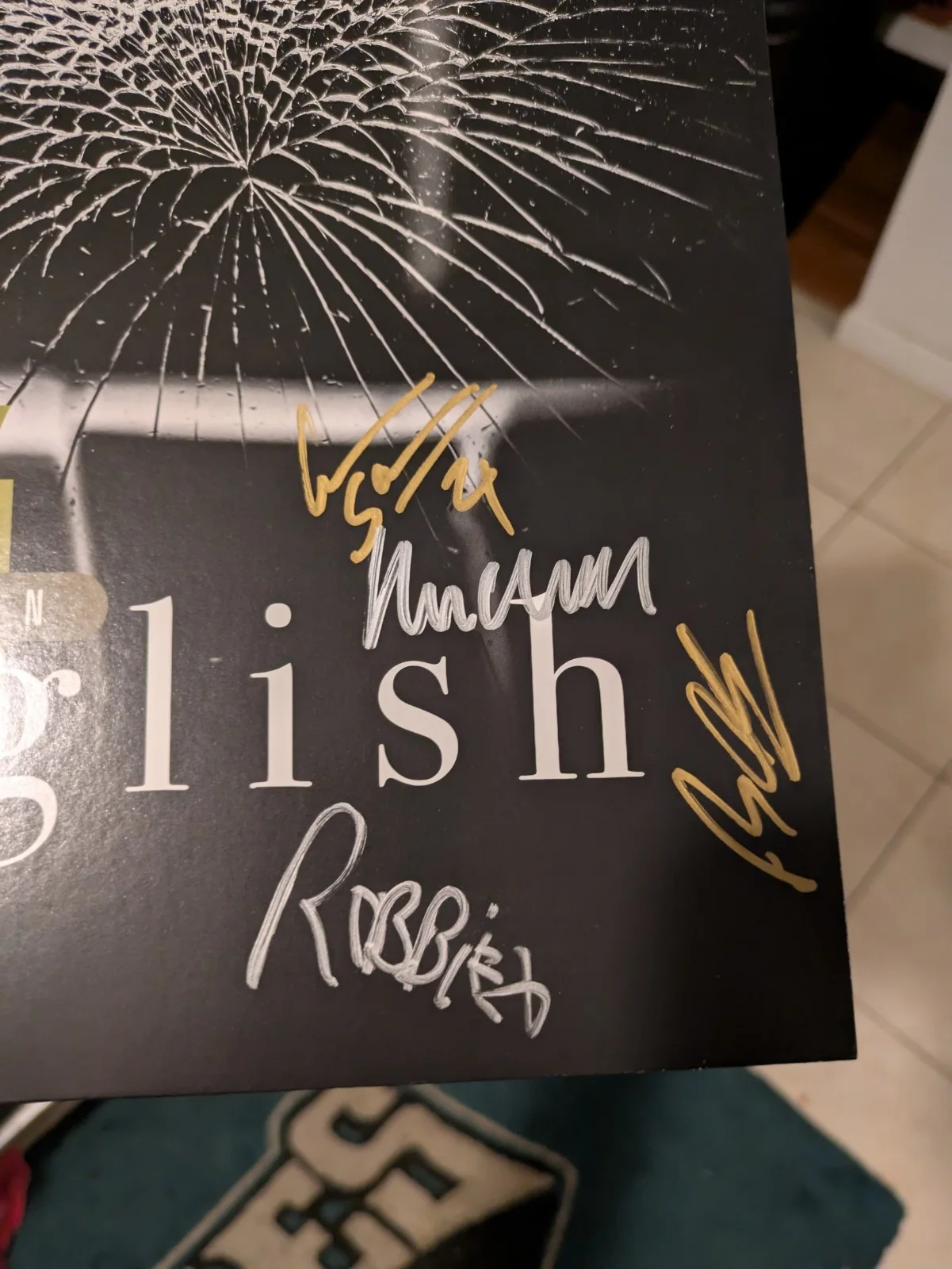 Modern English Signed 1234 Vinyl LP Robbie Grey Michael Conroy, image 2