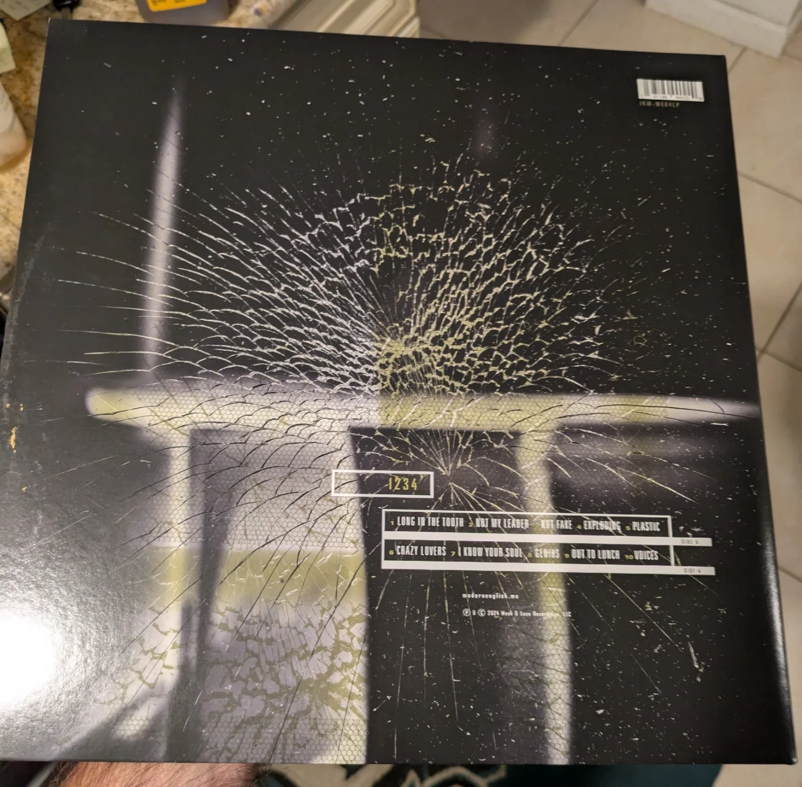 Modern English Signed 1234 Vinyl LP Robbie Grey Michael Conroy, image 3