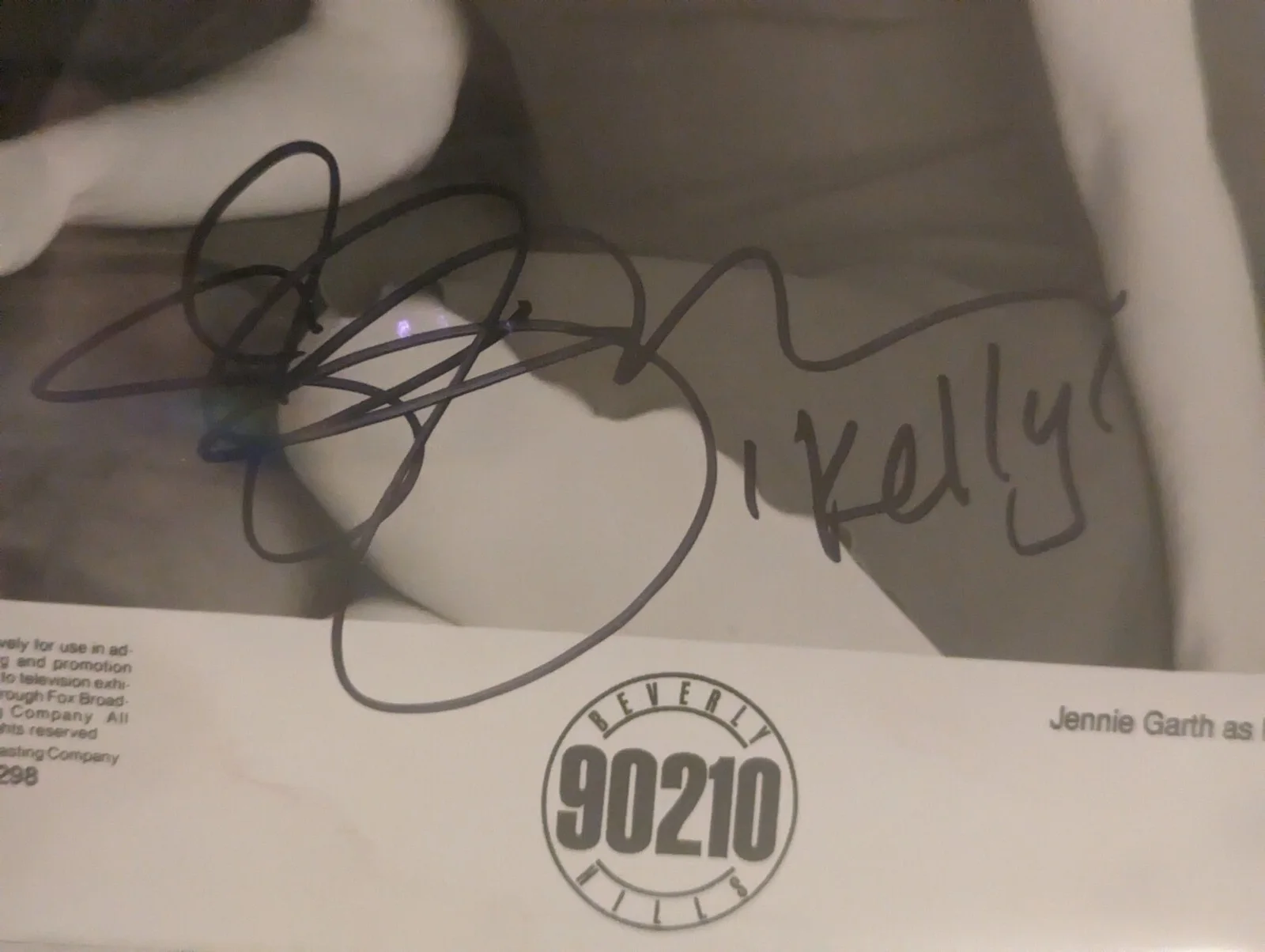 Jennie Garth Signed BEVERLY HILLS 90210 8X10 Promo Photo Beckett Encapsulated, изображение 2