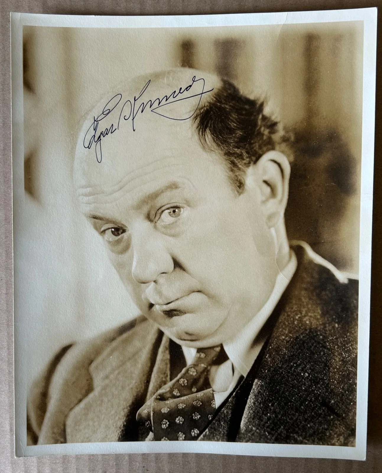 EDGAR KENNEDY—SIGNED PHOTO—HAL ROACH•LAUREL+HARDY•SENNETT•MARX BROS•STURGES, изображение 2