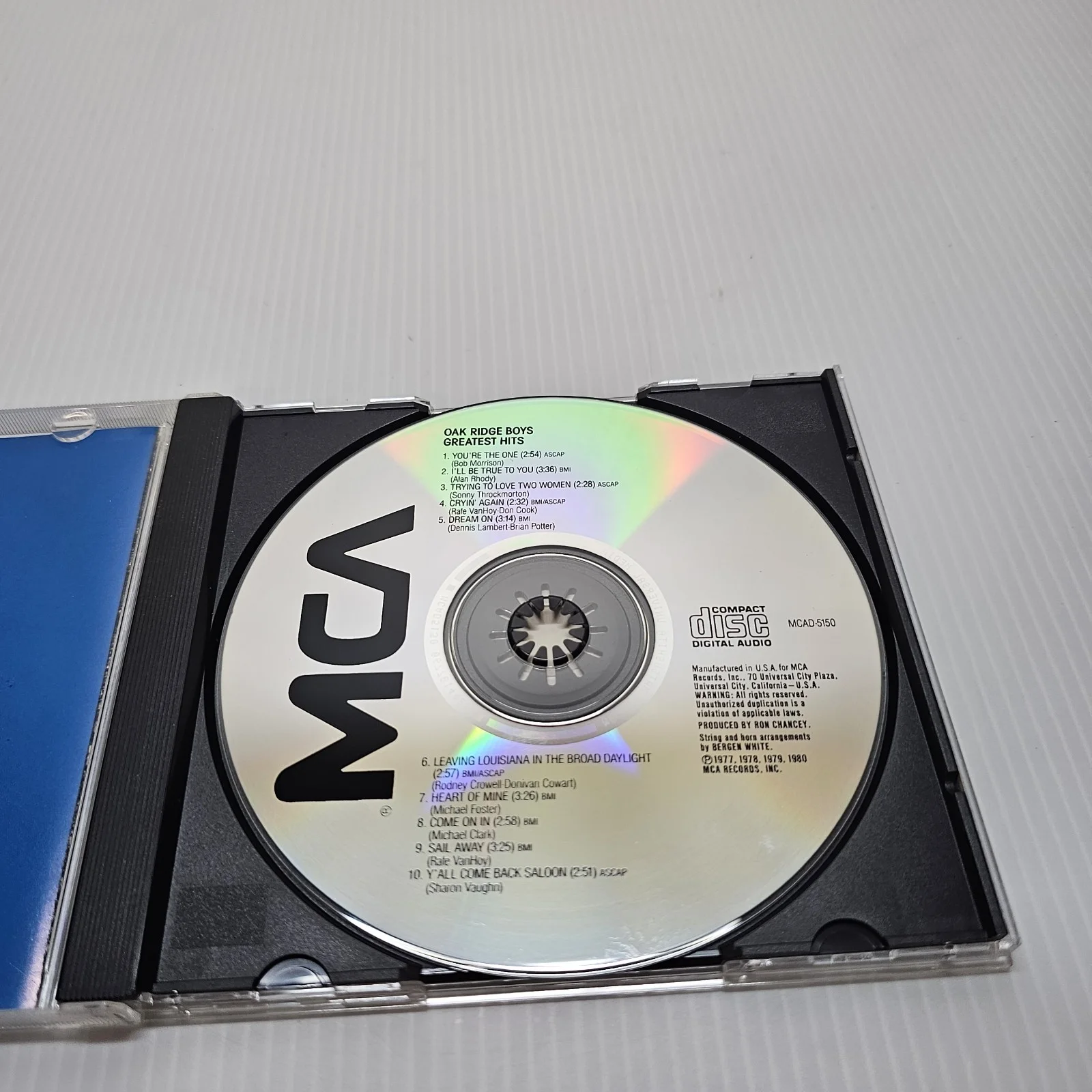The oak Ridge Boys Signed Cd "Greatest Hits", image 2
