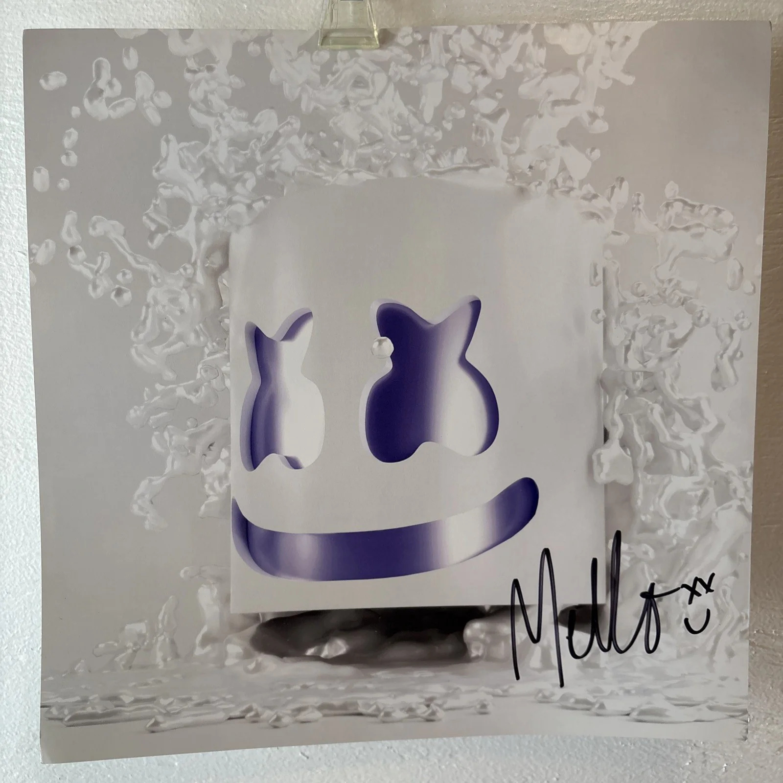 Marshmello Signed 12x12 Poster • Autographed DJ EDM Artist Print • Collectible, image 3