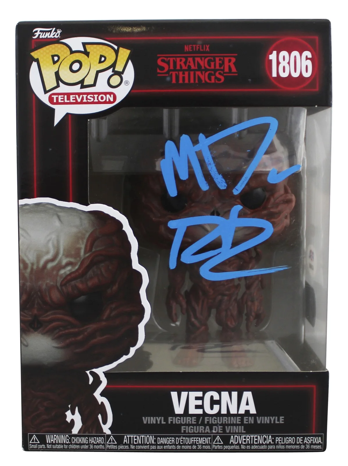 Matt Duffer & Ross Duffer — Matt & Ross Duffer Stranger Things Signed #1806 Funko Pop Figure PSA #AQ49665