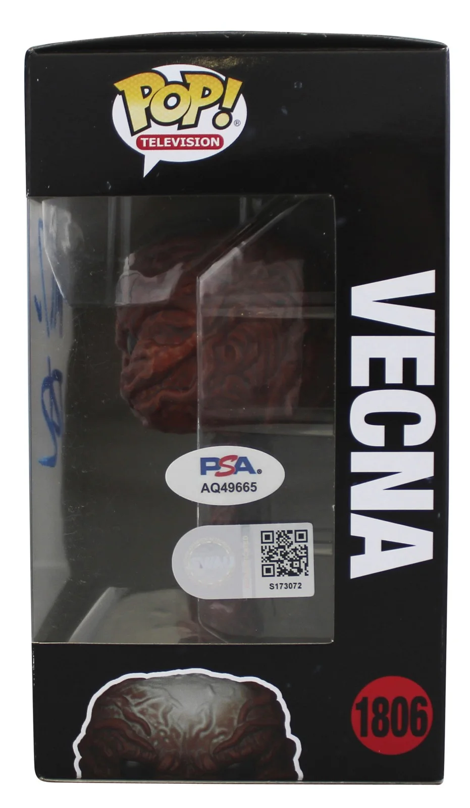 Matt Duffer, Ross Duffer — Matt & Ross Duffer Stranger Things Signed #1806 Funko Pop Figure PSA #AQ49665, image 3