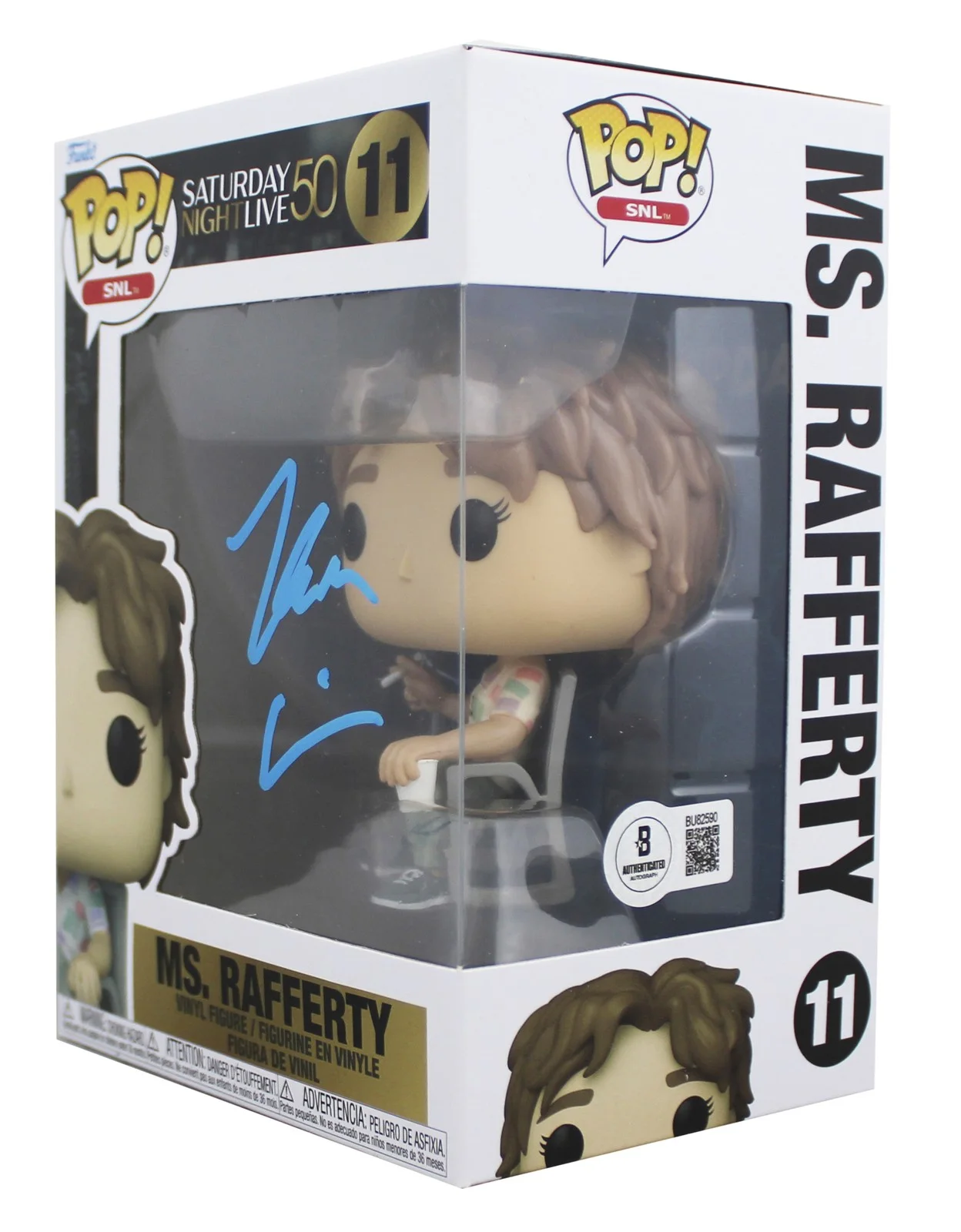 Kate McKinnon — Kate McKinnon Saturday Night Live Signed #11 Funko Pop Vinyl Figure BAS #BU82590, изображение 2
