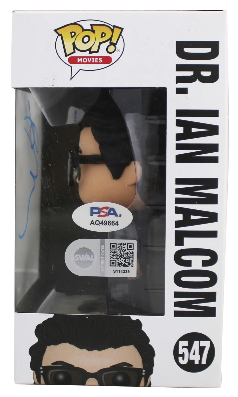 Jeff Goldblum — Jeff Goldblum Jurassic World Signed #547 Funko Pop Vinyl Figure PSA/DNA #AQ49664, изображение 3