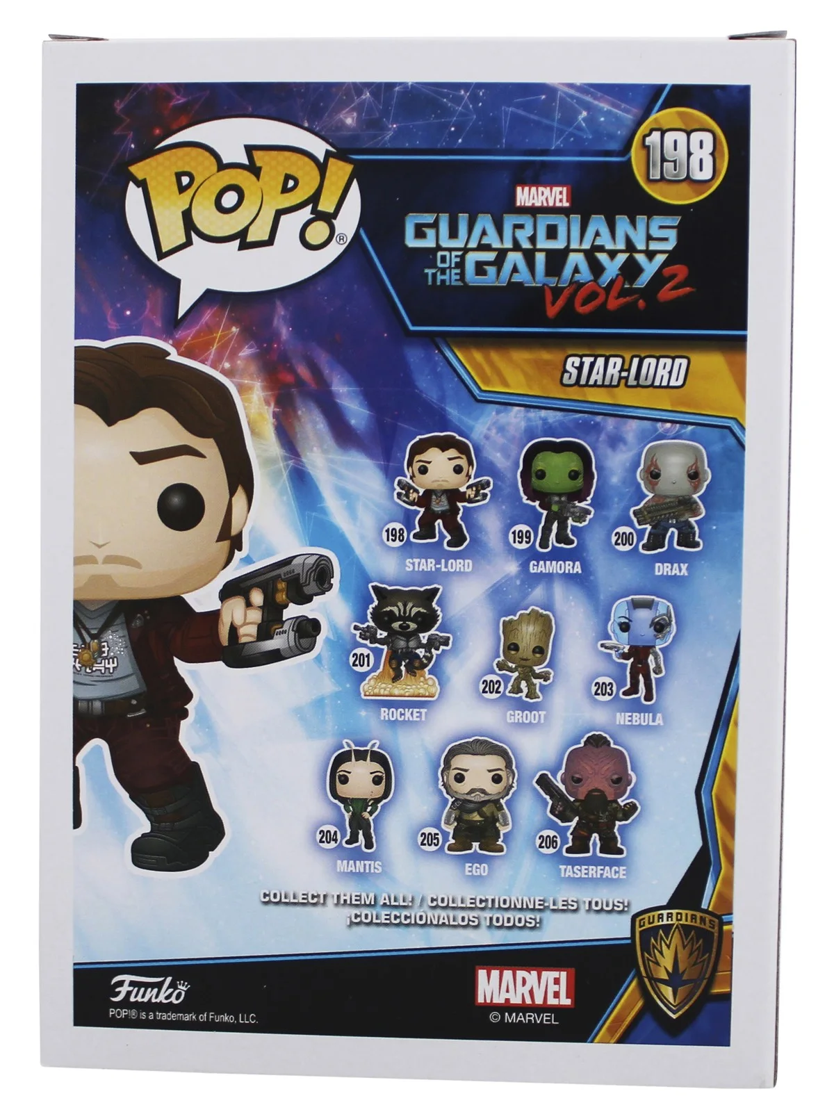 Chris Pratt — Chris Pratt Guardians of the Galaxy Signed #198 Funko Pop Figure BAS #BW46466, изображение 4