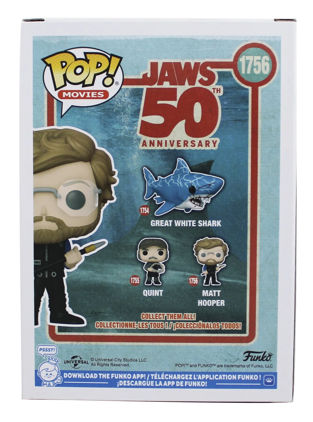 Richard Dreyfuss — Richard Dreyfuss Jaws Signed Matt Hooper #1756 Funko Pop Figure JSA #CF95536, изображение 4
