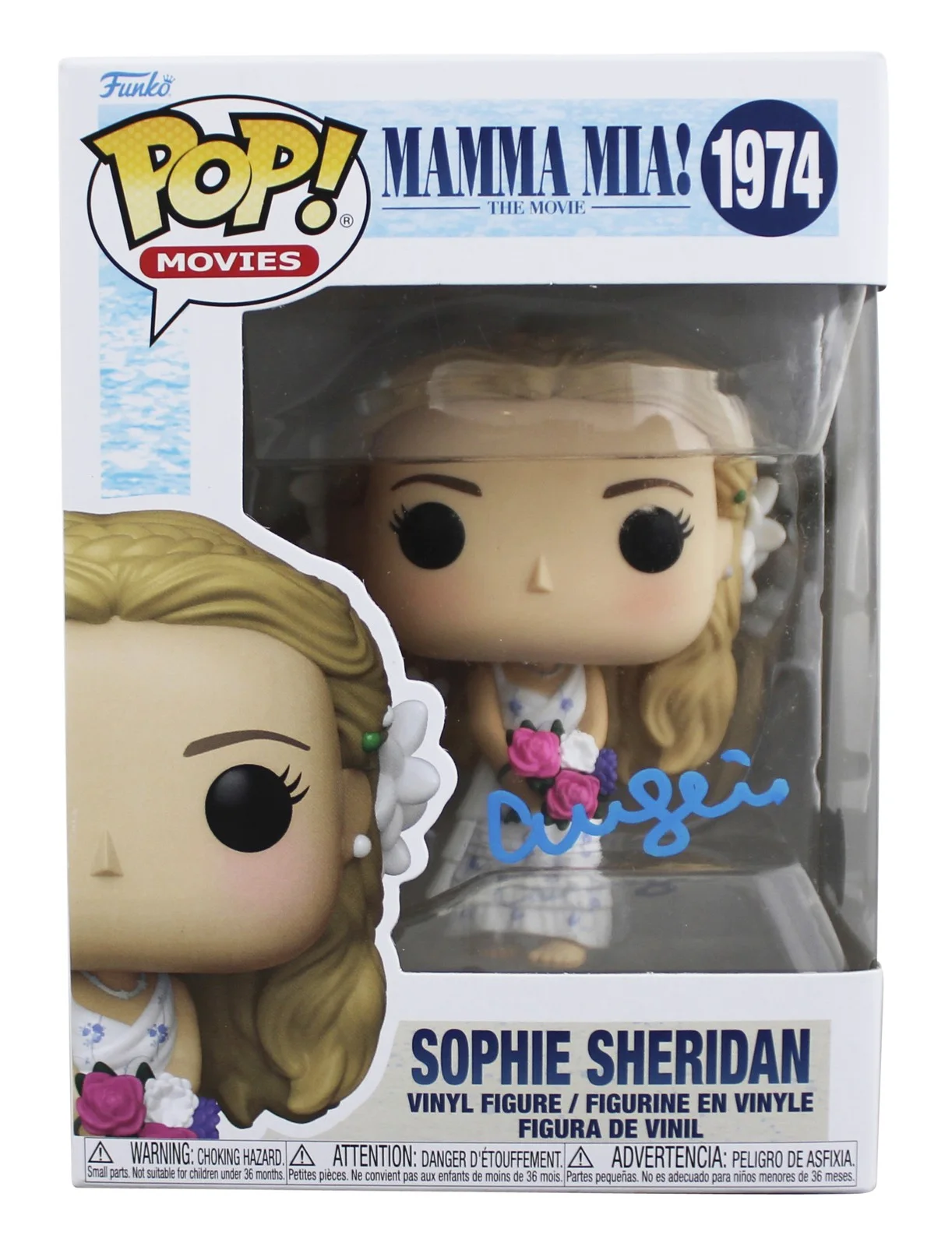 Amanda Seyfried — Amanda Seyfried Mamma Mia Signed Sophie #1974 Funko Pop Vinyl Figure BAS