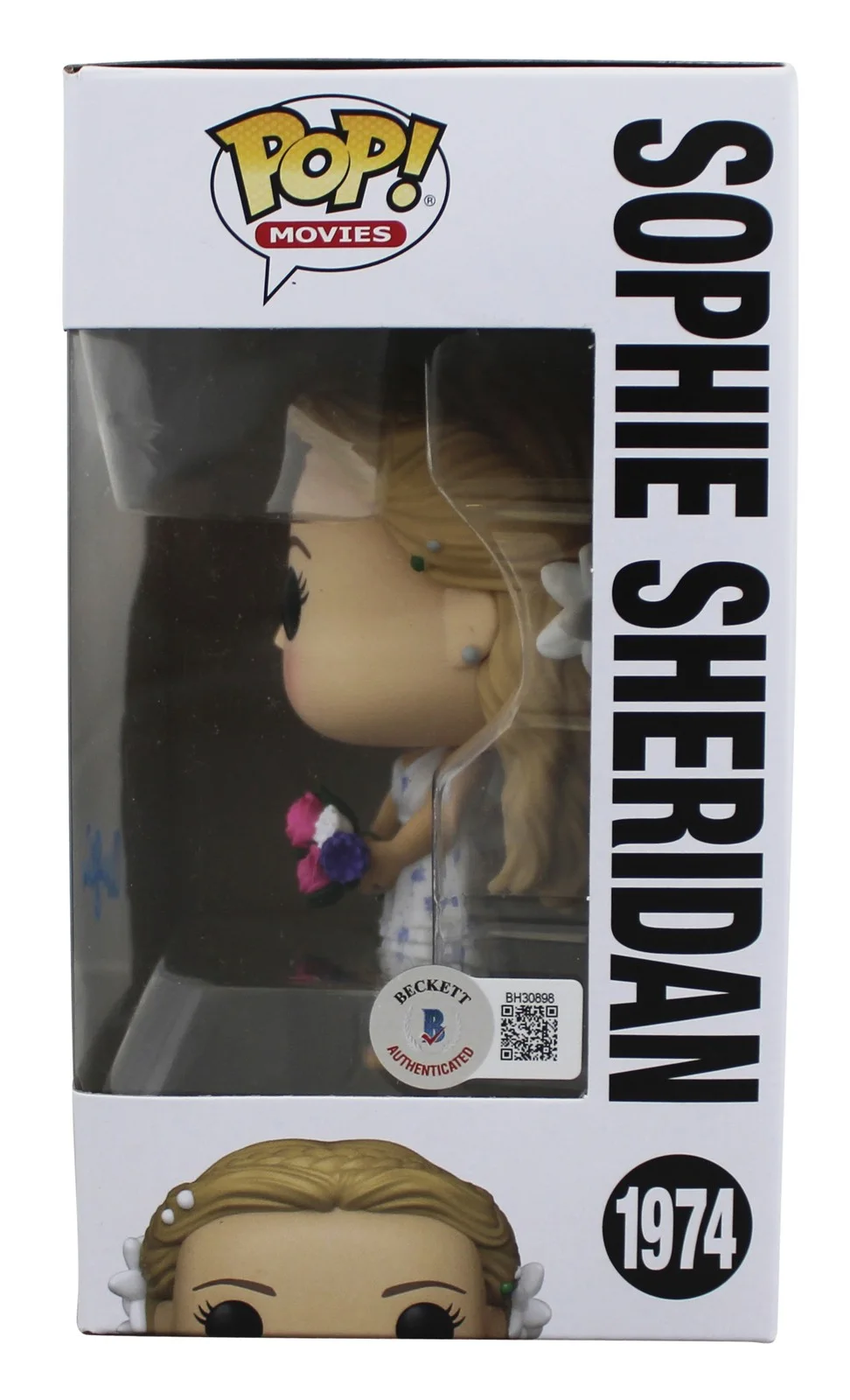 Amanda Seyfried — Amanda Seyfried Mamma Mia Signed Sophie #1974 Funko Pop Vinyl Figure BAS, изображение 3