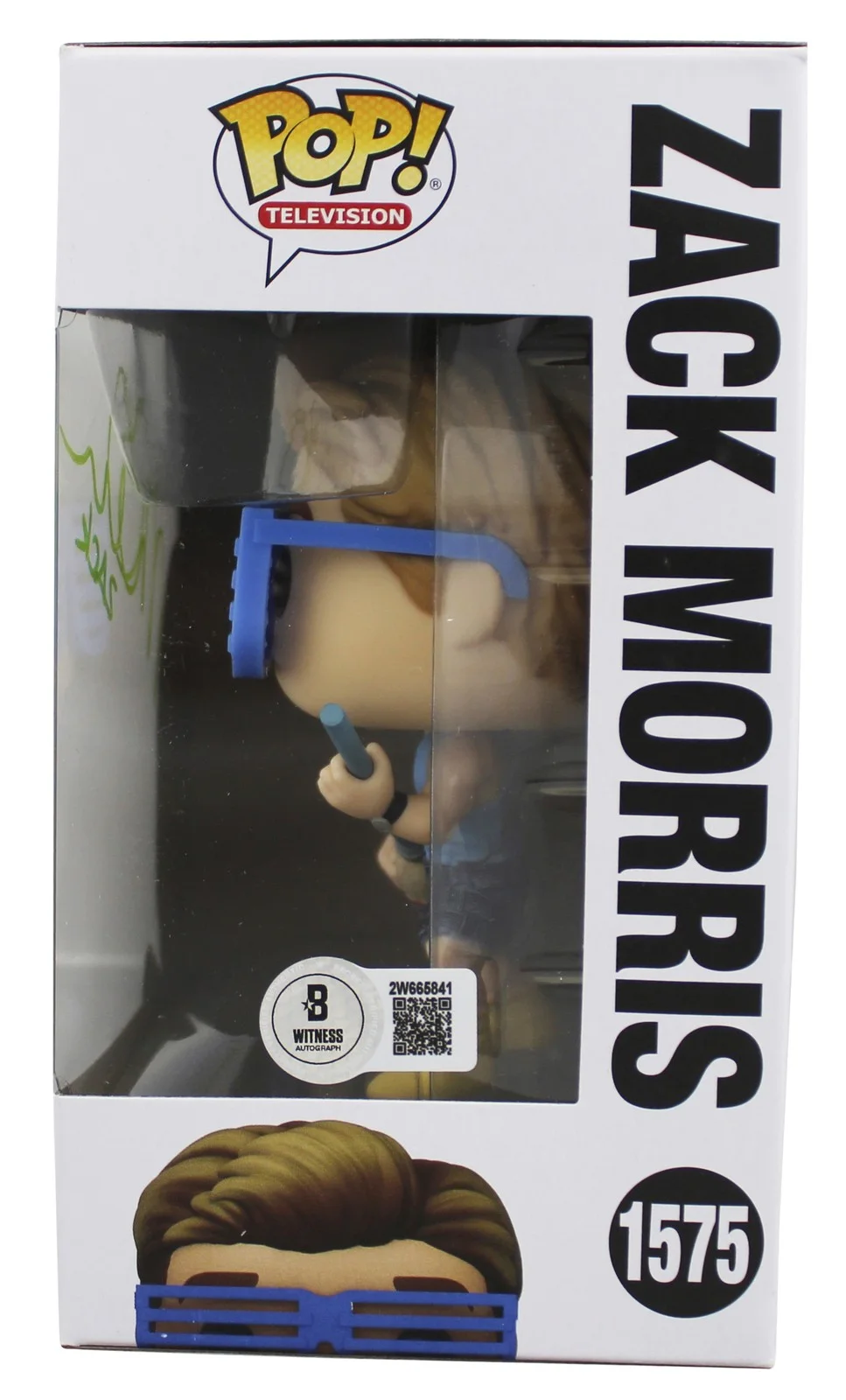 Mark-Paul Gosselaar — Mark-Paul Gosselaar Saved By The Bell "Zack" Signed #1575 Funko Pop Figure BAS 2, изображение 3