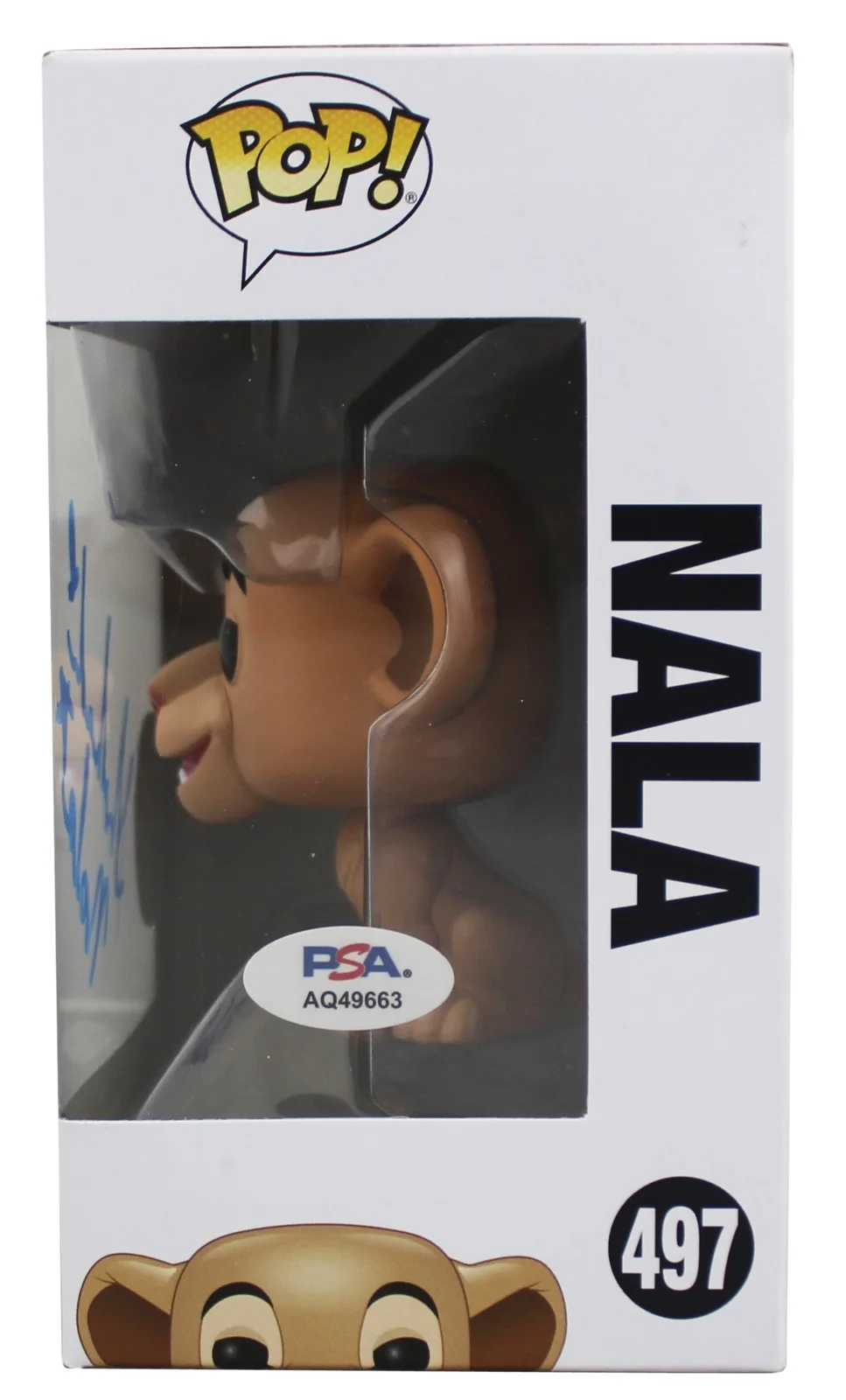 Shahadi Wright Joseph — Shahadi Wright Joseph The Lion King Signed #497 Funko Pop Figure PSA #AQ49663, image 3