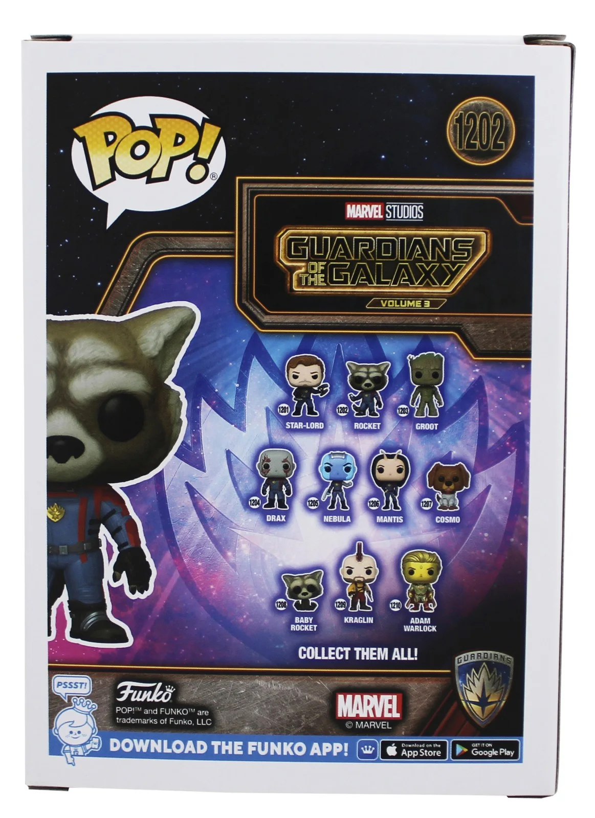 Bradley Cooper — Bradley Cooper Guardians of the Galaxy Signed #1202 Funko Pop Vinyl Figure BAS 1, изображение 4