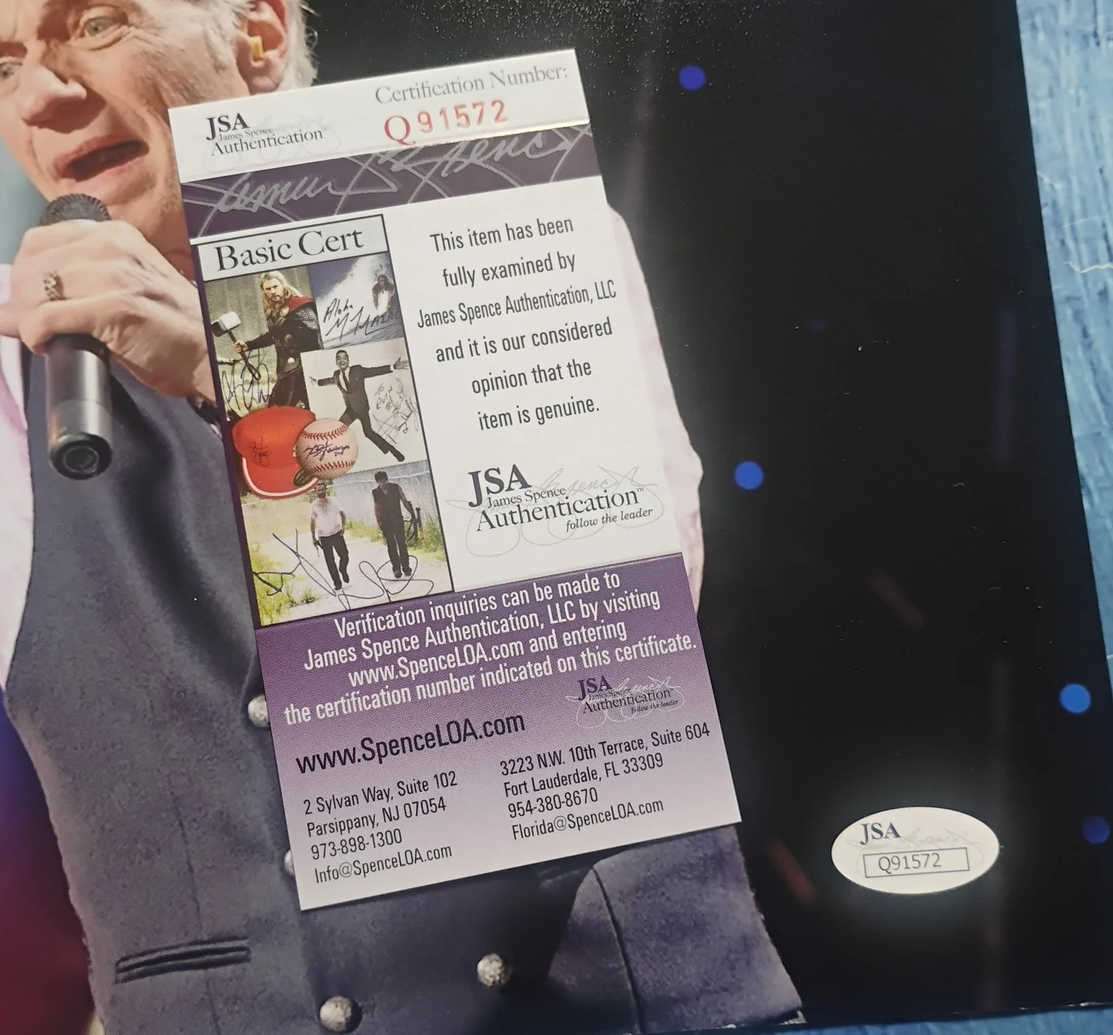 Dennis DeYoung Hand Signed 11x14 Photo JSA COA Styx NO US TARIFFS, image 4