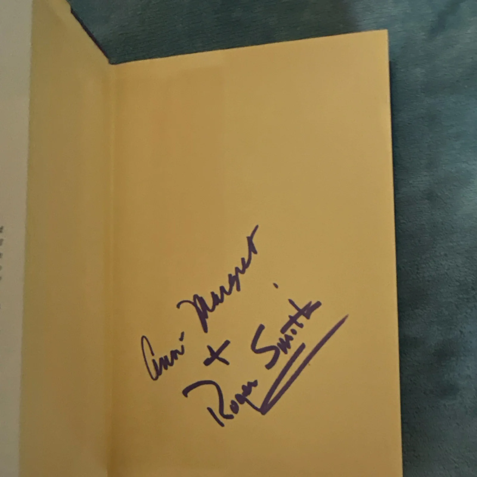 Ann-Margret, Roger Smith — Ann-Margret & Roger Smith Original Signed Paper - Movies Collectible, изображение 2