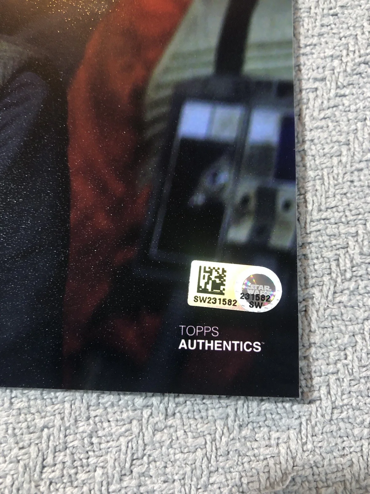 Felicity Jones — Felicity Jones Jyn Erso Rogue One Star Wars 8x10 Photo Auto Topps Authentics, image 4