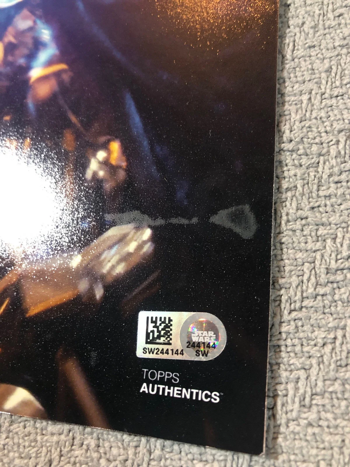 John Boyega Gwendoline Christie Signed Autograph 11x14 Starwars Topps Authentic, изображение 2