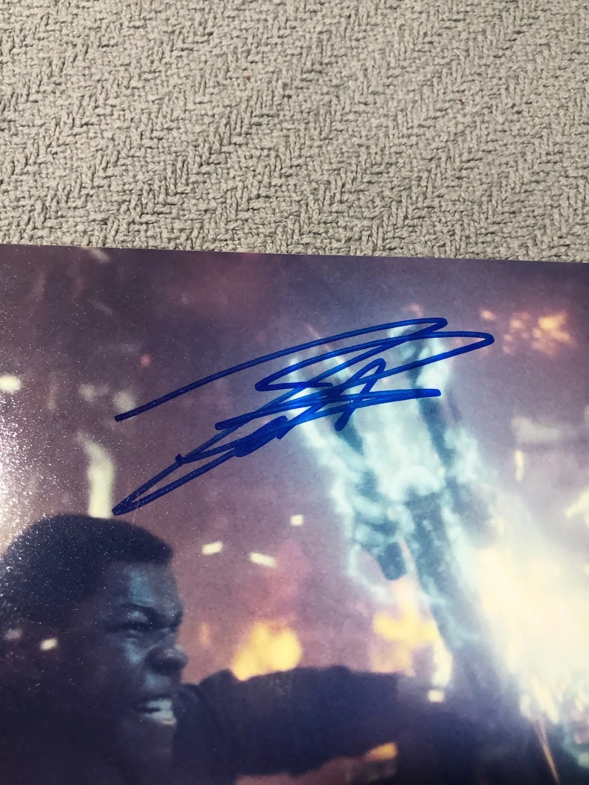 John Boyega Gwendoline Christie Signed Autograph 11x14 Starwars Topps Authentic, изображение 3