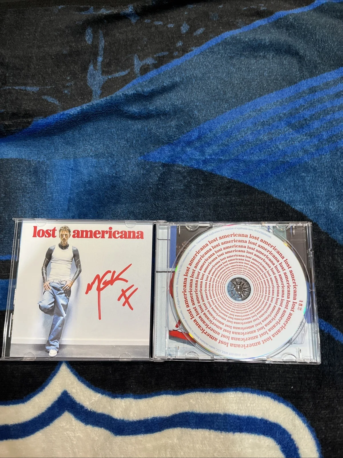 Machine Gun Kelly Lost Americana Exclusive CD (signed), image 2
